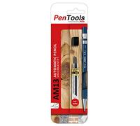 PenTools by Pentel Porte-mine AM13 - Épaisseur de trait 1,3 mm - Pour artisans et menuisiers - 8 mines fines (VE = 6 blisters)