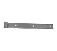 Penture bout droit - D16 - L : 800 mm - 40 x 5 mm - zingué blanc
