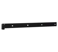 Penture droite fer plat noir cataphorèse 40x5x700mm trou carré 6,5mm diamètre 14mm - - 114J704