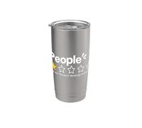 People One Star Rating ne recommanderait pas drôle introverti Gobelet isotherme en acier inoxydable double paroi