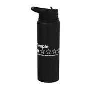 People, One Star, Total Nightmare, Would Not Recommend Funny Stainless Steel Insulated Water Bottle