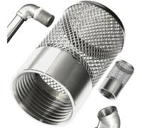 Peosaard Filtre de Tuyau d'eau, Filtre de Tuyau d'arrosage, crépine Jardin Pratique et Efficace, Eau Robuste en Acier Inoxydable pour l'irrigation, l'aquarium, 30 mm