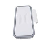 Peosaard Rack de Support de Sac Poubelle, bac à déchets réglables avec Couvercle, Porte-Poubelle l'organisateur Suspendu, compacte pour Les ordures pour Armoire Cuisine.