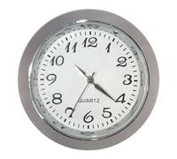 Peosaard Remplacement du Visage d'horloge, Insert d'horloge Remplacement de la Face en métal Ronde de 35 mm par Chiffre Arabe pour Accessoires Montre Artisanal Bricolage, Mini