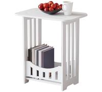 Peosaard Tableuse avec Rangement Tableau de Petite extrémité rectangulaire 12.6x8.7x15.8 Pouces Night Stand Moderne Tables Les coulisses minimalistes pour Le Salon du Coucher