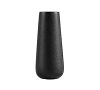 PEPAXON Vase à Fleurs en céramique Noire Vase cylindrique Vase à Fleurs Moderne pour la décoration intérieure