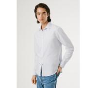 Pepe Jeans pour homme. PM3090814 Chemise bleue de Corky (M), Casuel, Coton, Manche longue