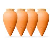 Pepin | 4X Oyas | Oyas A Planter Terre Cuite | Arrosage Automatique et Ecologique pour Plante d'Intérieur et d'Extérieur | Système d'Irrigation Naturel | Ollas Terre Cuite - 25 cl