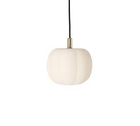 Pepo Suspension Petit Ø20 Blanc Opale/ Laiton