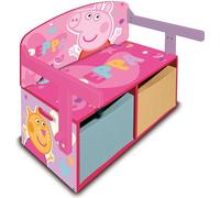 Peppa Pig 19328128 Boîte de rangement 3en1 bois 62x40x37 cm