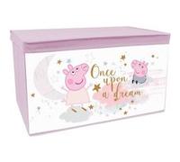 Peppa Pig Coffre à jouets - Pliable - 55,5 x 34,5 x 34 cm - Pour enfant Mauve G