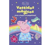 Peppa Pig. Cuaderno de actividades - Los vestidos mágicos. Cuaderno de pegatinas: Viste a Peppa y sus amigos ¡con un montón de pegatinas!
