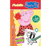 Peppa Pig : J'habille Peppa - Tour du monde : Bloc de stickers - Peppa Pig à habiller
