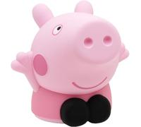 Peppa Pig Lampe Squishy - Lampe de bureau sur pied sous licence officielle, décoration de salle de jeux et marchandises pour garçons et filles, veilleuse accessoire cadeau pour salle de jeux et