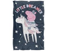 Peppa Pig Little Dreamer Plaid Ultra Doux au Toucher Soyeux - 91 x 147 cm