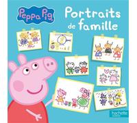Peppa Pig - Portraits de famille Album tout-carton - Hasbro - Hachette Jeunesse - cartonné - Album jeunesse