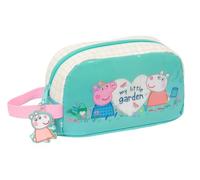 PEPPA Pig Pretty Flowers - Porte-petit-déjeuner thermique, qualité et résistance maximale, porte-repas, 21,5 x 6,5 x 12 cm