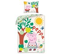 Peppa Wutz Parure de lit en coton pour enfant 140 x 200 cm