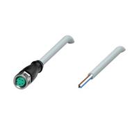 Pepperl+Fuchs Pepperl+Fuchs Boîtier de câble M8 droit 4 pôles 2 m PVC gris Quantité:1