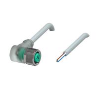 Pepperl+Fuchs Pepperl+Fuchs Boîtier de câble V1-W-A2-5M-PUR gris coudé 4 pôles codé A M12 LED Quantité:1