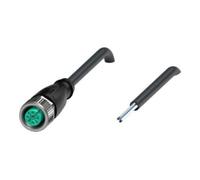 Pepperl+Fuchs Pepperl+Fuchs Boîtier de câble V15-G-BK2M-PUR-U noir 5 pôles droit M12 codé A homologué UL Quantité:1