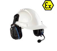 Pepperl+Fuchs SM1P ATEX avec casque de chantier Casque antibruit avec talkie-walkie et casque de chantier intégrés - ATEX Zone 1/2