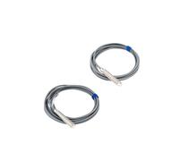 PEQYUACTE Capteur de proximité de Surface métallique M8, Interrupteur de Niveau d'eau capacitif cylindrique avec Sortie NPN et PNP for la détection de métaux(M8 Non-Flush NPN NO-Sn:2mm)