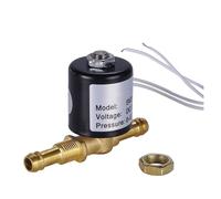 PEQYUACTE Électrovanne de Machine de soudage à l'arc sous Argon à 2 Positions et 2 Voies SVZ-2.2 AC DC 24V 36V 220V écrou de Blocage(AC 220V,A Type)