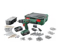 Perceuse 18V (2x1.5Ah) en systembox + accessoires - BOSCH 06039A310S