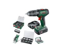 Perceuse 18V (2x1.5Ah) en systembox + accessoires - BOSCH 06039D4107