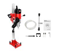 Perceuse à carotter 2300 W - Foret diamant humide et sec - 165 mm - Avec pied - 740 tr/min - Profondeur de perçage : 80 cm - Pour béton armé, brique et marbre