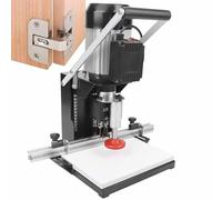 Perceuse à charnière portable, 2880 tr/min, profondeur de poinçonnage réglable 0-40 mm, équipement de perçage automatique pour le traitement et l'installation de portes