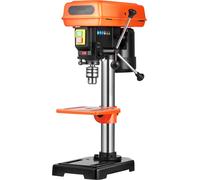 Perceuse à colonne 203,2 mm - Perceuse à colonne - Moteur à induction 500 W - Vitesse réglable 500-2500 tr/min - Table de travail inclinable 0-45° - Éclairage LED - Pour le bois et le métal