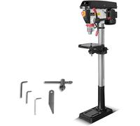 Perceuse à colonne 900 W, diamètre de mandrin 5-20 mm, 280-2380 tr/min, base en métal | Perceuse d'établi de précision pour les bricoleurs et les professionnels du métal, table de perçage robuste pour