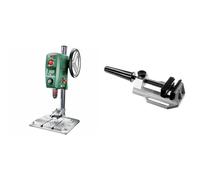 Perceuse à Colonne Bosch - PBD 40 (710W, livrée avec butée parallèle, pince à serrage rapide, emballage carton) & Bosch 2608030055 Etau standard portée d'étaiement 80 mm