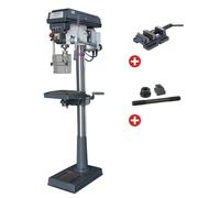 Perceuse à colonne jusque ø 25 mm CM3 750W 230V affichage digital + étau de perçage + jeu de boulons Optidrill D26PRO 230V PACK