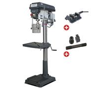 Perceuse à colonne jusque ø 30 mm CM4 1,1 kW 230V affichage digital + étau de perçage + jeu de boulons Optidrill D33PRO 230V PACK