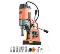 Perceuse à colonne magnétique - Dispositif de carottage pour métaux - Moteur 1450 W - Diamètre de carottage : 50 mm - Force magnétique : 13000 N - Vitesse variable - Livrée avec 6 carottiers