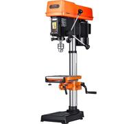 Perceuse à colonne VEVOR 304,8 mm, 750 W, vitesse variable de 340 à 2200 tr/min, table inclinable de 0 à 45°, LED, positionnement par rayons X, pour le bois et le métal