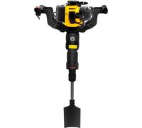 Perceuse à injection d'essence 52cc - Perceuse manuelle - Moteur monocylindre 2 temps - Puissance de 1250W - 6500 tr/min - Pour les trous de plantation d'arbres et de plantes - Noir et jaune