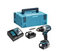 Perceuse à percussion 18V 70Nm (2x5.0Ah) en Makpac - MAKITA DHP489RTJ