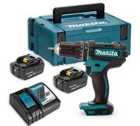 Perceuse à percussion 18V Li-Ion (2x4.0 Ah) en coffret - MAKITA DHP482RMJ