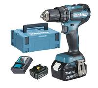 Visseuse à percussion sans fil Makita Aku Li-ion LXT 18V/5,0 Ah, Makpac DHP485RTJ