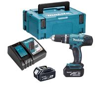 Perceuse à percussion 18V LXT (2x3,0 Ah) en MAKPAC - MAKITA DHP453RFJ