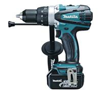 Makita Tournevis à percussion sans fil DHP458RTJ Li‑ion LXT 18V 5,0 Ah Makpac