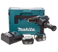 Perceuse à percussion 18V LXT - MAKITA - avec 2 batterie 4.0Ah 18V - chargeur - MAKAC - DHP458RMJ