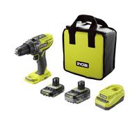 Perceuse à percussion 18V ONE+™ + 2 batteries 2/4Ah + sac de transport - R18PD3-242S RYOBI