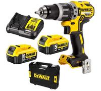 Perceuse à percussion 18V XR (2x5,0 Ah) en TSTAK - DEWALT DCD796P2