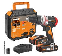 Perceuse à percussion 20 V WORX Wx354.5, 60 Nm + 2 batteries 4Ah
