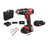 Perceuse à percussion 20V (2X2.0 Ah) + valise - SKIL CD1E3018HF